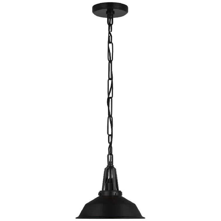 Layton Bronze and Matte Black 10-Inch LED Pendant Light