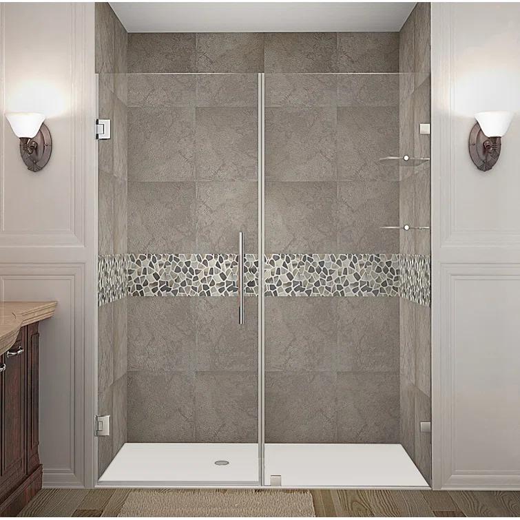 Nautis GS Hinged Frameless Shower Door