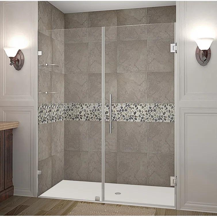 Nautis GS Hinged Frameless Shower Door