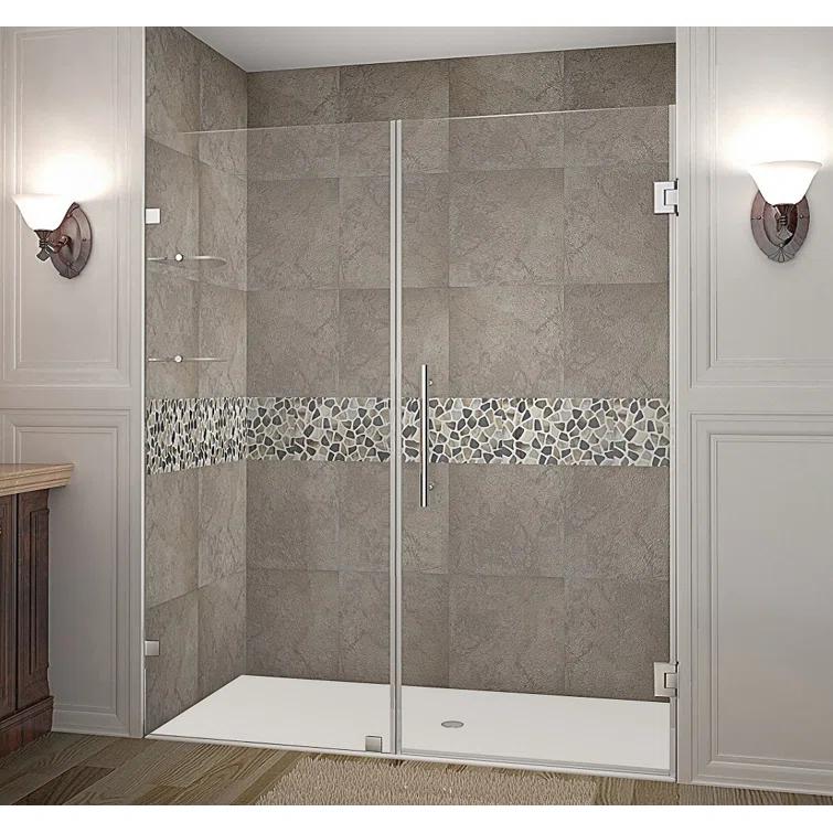 Nautis GS Hinged Frameless Shower Door