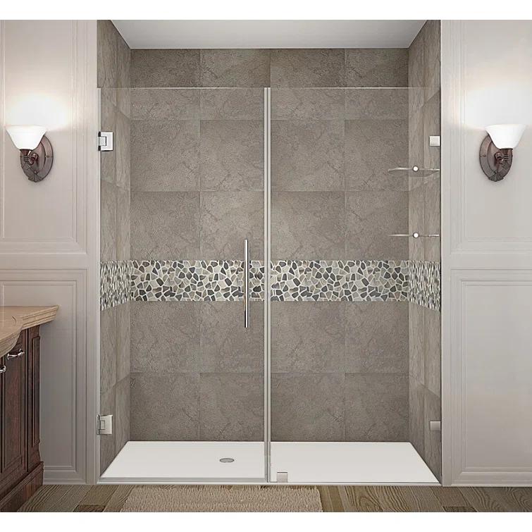 Nautis GS Hinged Frameless Shower Door