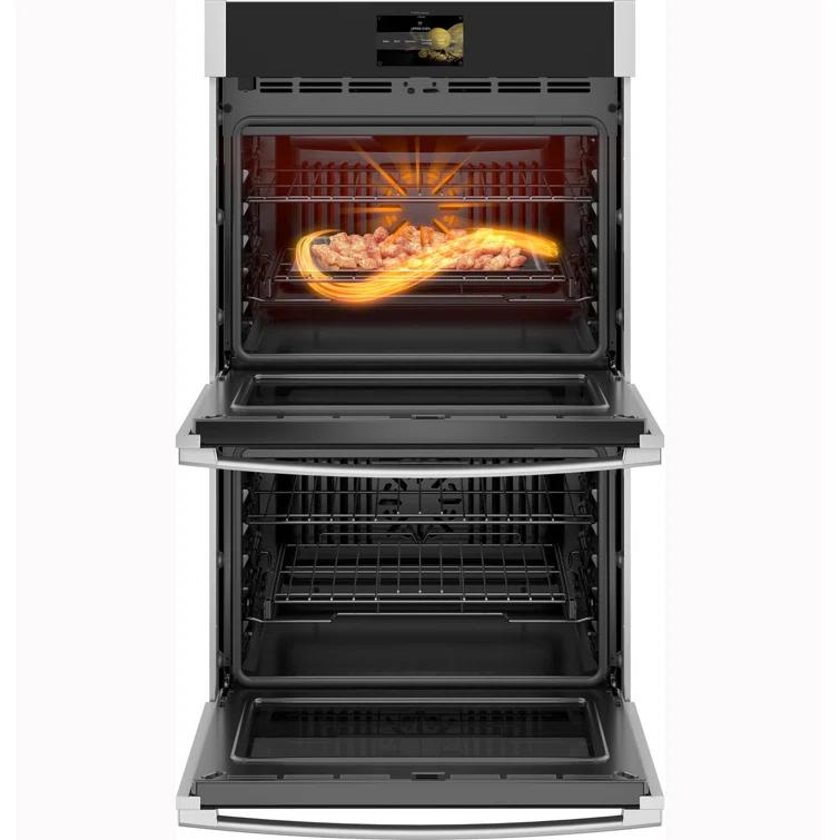 GE Profile™ GE Profile Smart Appliances 29.75" Self-Cleaning Convection Electric Double Wall Oven PTD7000SNSS
