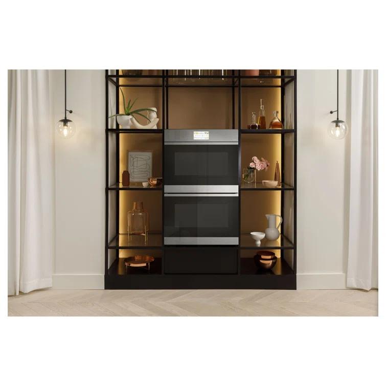 Café Minimal Series 30" 10 cu. ft Self-Cleaning Convection Electric Double Wall Oven CTD90DM2NS5