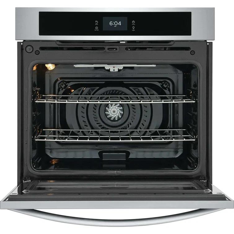 Frigidaire 30" 5.3 cu. ft Self-Cleaning Convection Electric Single Wall Oven FCWS3027AS