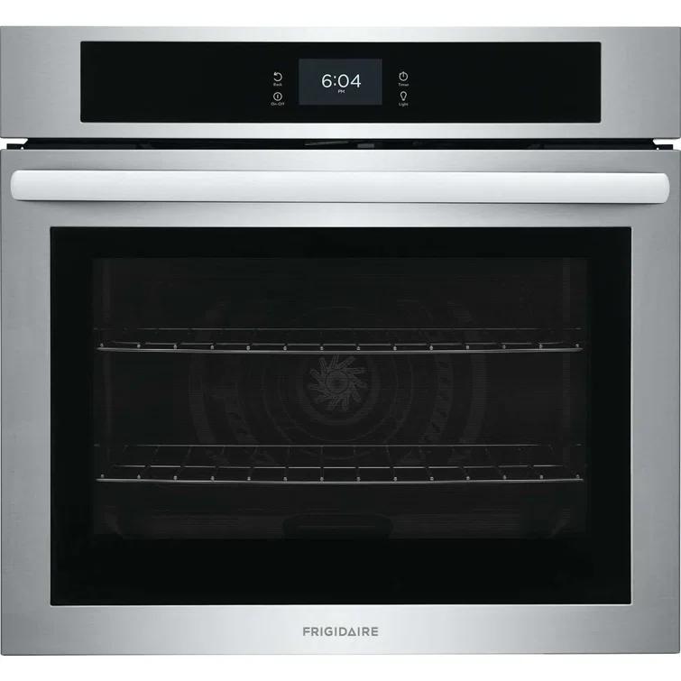 Frigidaire 30" 5.3 cu. ft Self-Cleaning Convection Electric Single Wall Oven FCWS3027AS