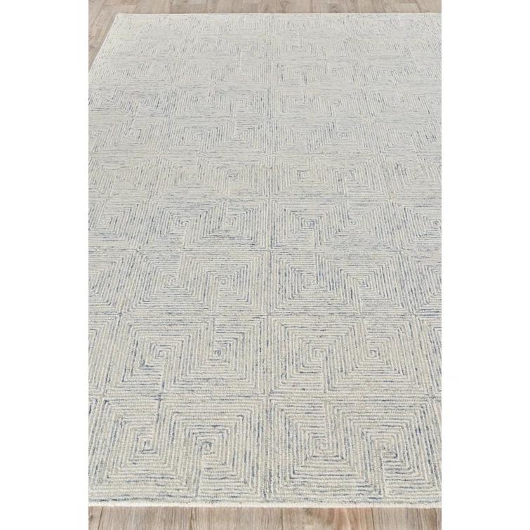 Caprice Geometric Handmade Tufted Area Rug