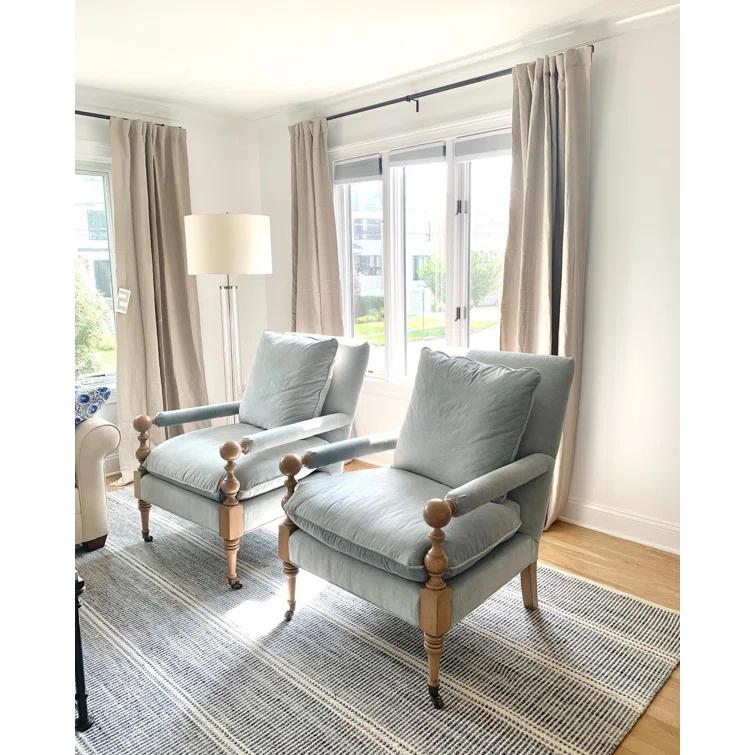Malta Blue Handwoven Wool Rug