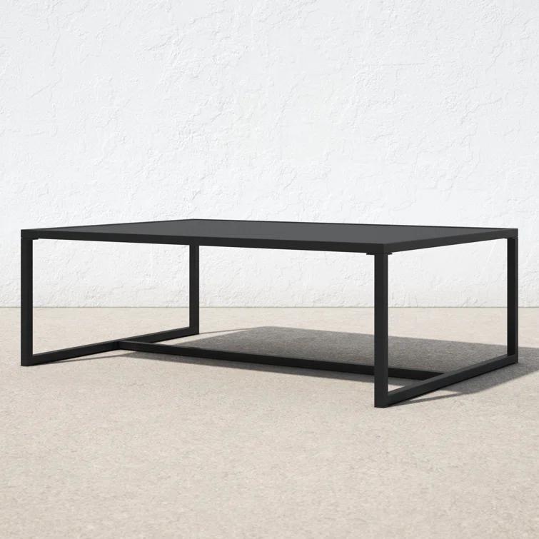 Julian All-Weather Commercial Grade Indoor/Outdoor Steel Patio Coffee Table
