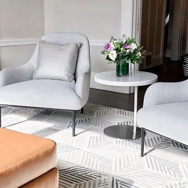 Karari Blue Hand Hooked Wool Rug