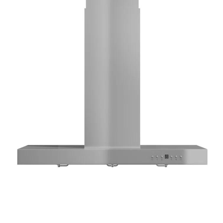ZLINE 30 in. Convertible Vent Isl& Mount Range Hood in Stainless Steel (KE2i-30)