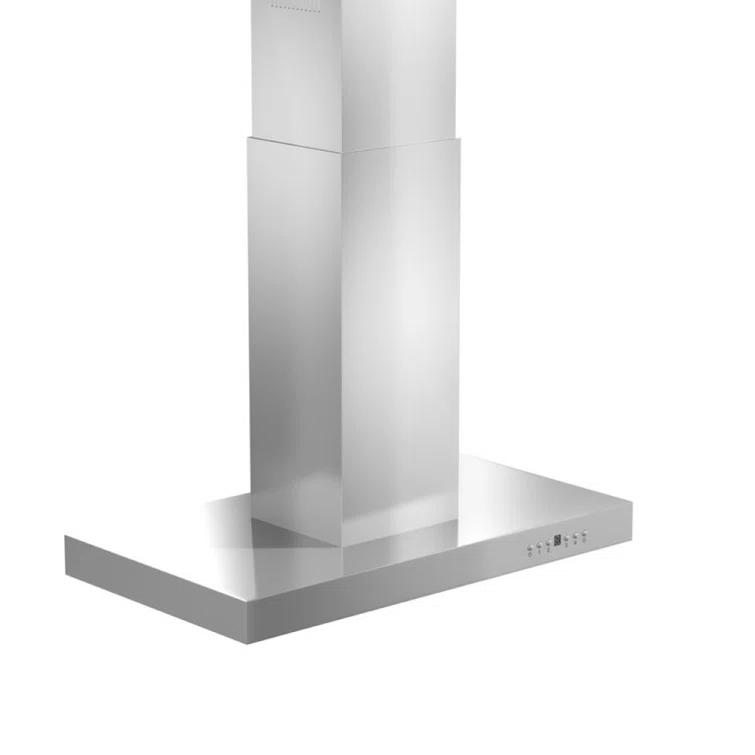 ZLINE 30 in. Convertible Vent Isl& Mount Range Hood in Stainless Steel (KE2i-30)