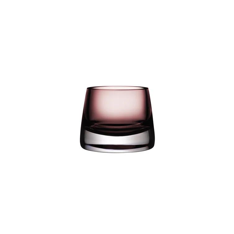 Joy Set of 2 Lead Free Crystal Votive Holder