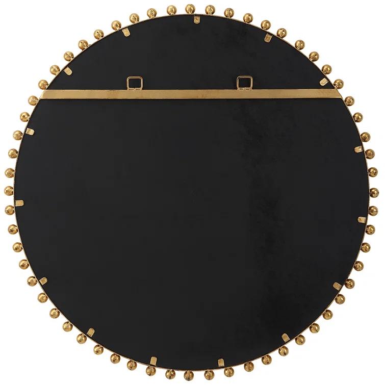 Bedonia 32" Round Metal Wall Mirror