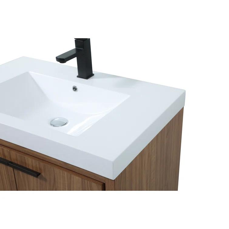 Mercury Row® Southmead 30'' Single Bathroom Vanity with Resin Top