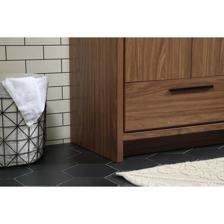 Mercury Row® Southmead 30'' Single Bathroom Vanity with Resin Top