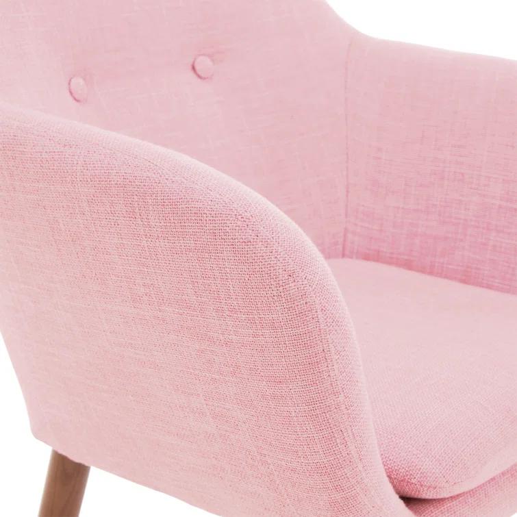 Elle Decor Adore Decor Roux Mid-Century Accent Chair for Home Office or Living Room