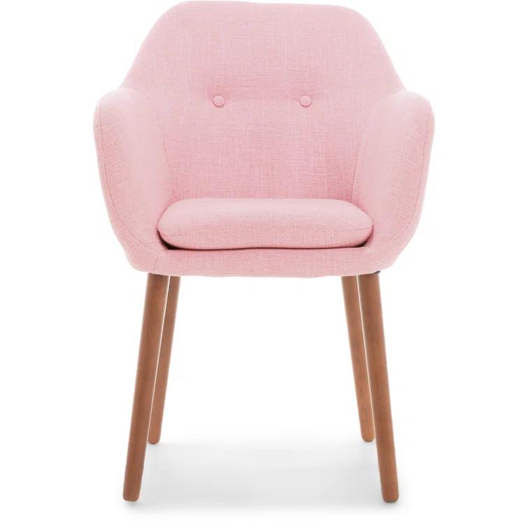 Elle Decor Adore Decor Roux Mid-Century Accent Chair for Home Office or Living Room