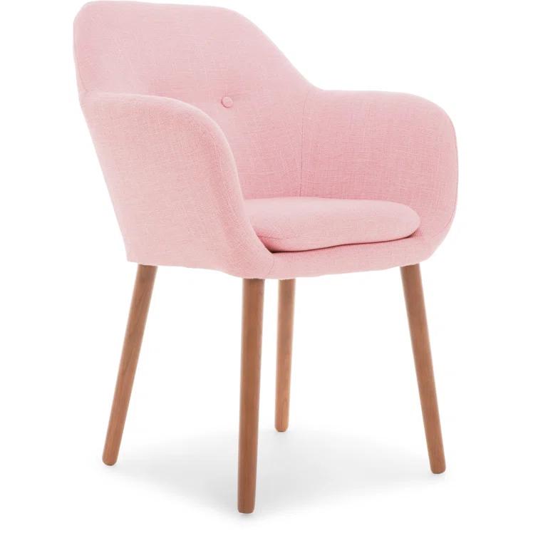 Elle Decor Adore Decor Roux Mid-Century Accent Chair for Home Office or Living Room