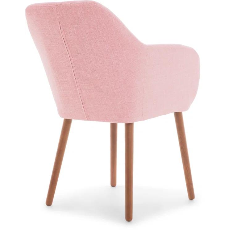 Elle Decor Adore Decor Roux Mid-Century Accent Chair for Home Office or Living Room