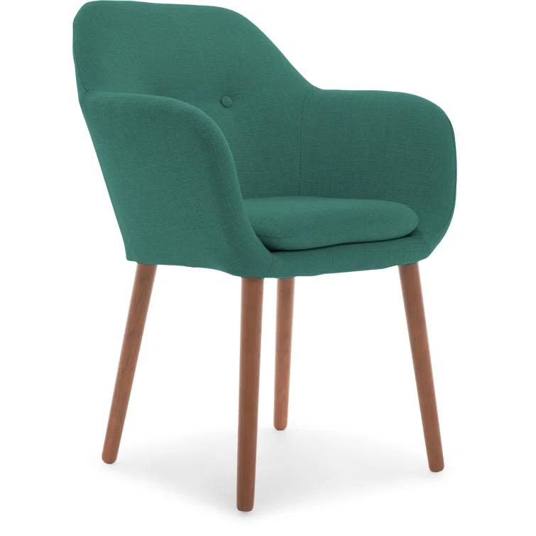 Adore Decor Roux Mid-Century Accent Chair for Home Office or Living Room