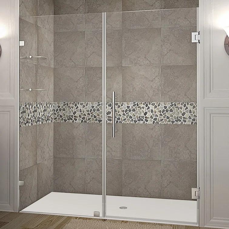 Nautis GS Hinged Frameless Shower Door
