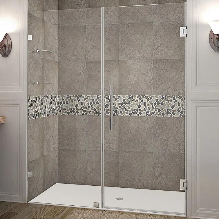 Nautis GS Hinged Frameless Shower Door