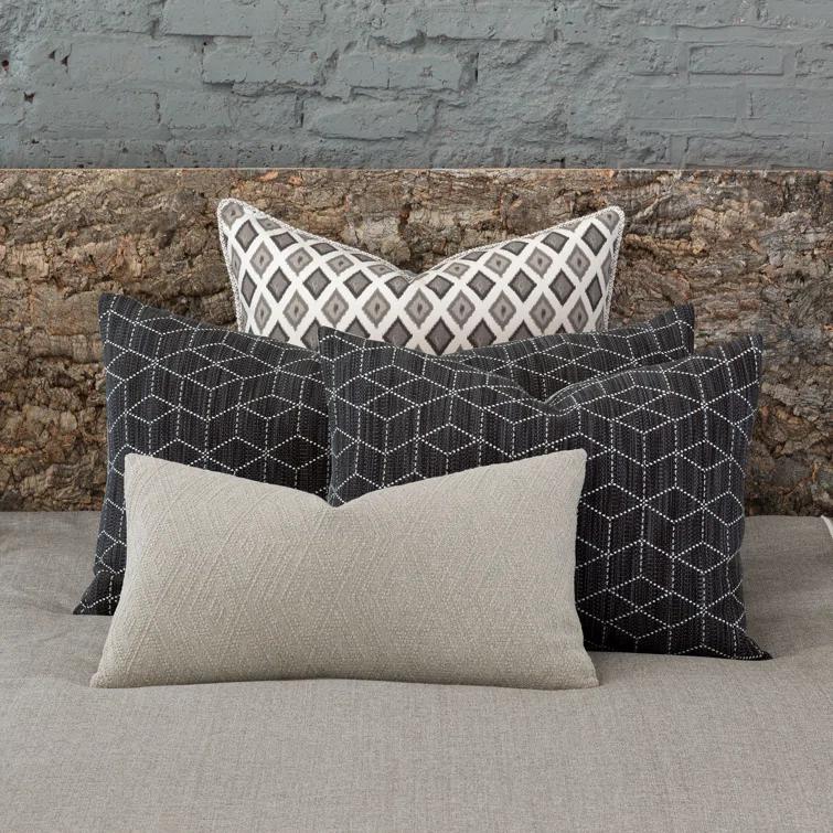 Bale Modern & Contemporary Cotton Blend Ikat Duvet Cover Set