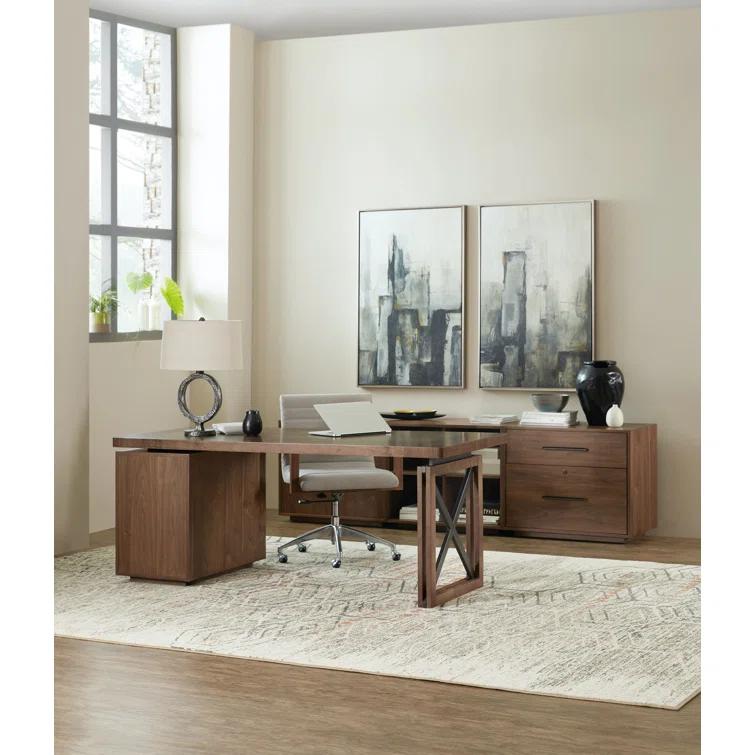 Elon 32'' Wide 2 - Shelf Storage Cabinet