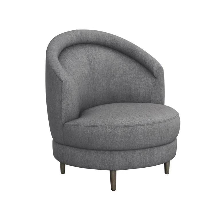 Capri Upholstered Swivel Barrel Chair