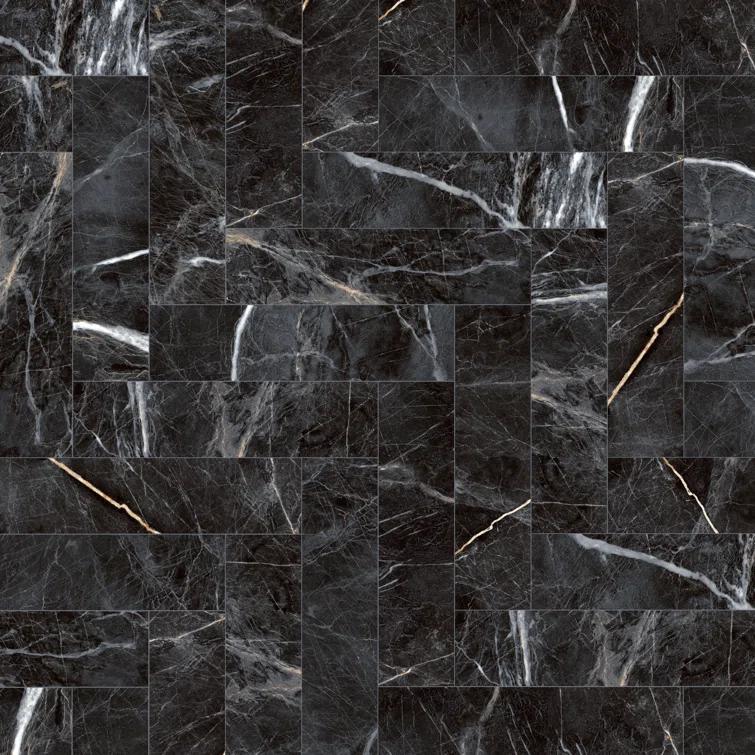 Pulpis 3" x 13" Beveled Porcelain Marble Look Subway Wall & Floor Tile
