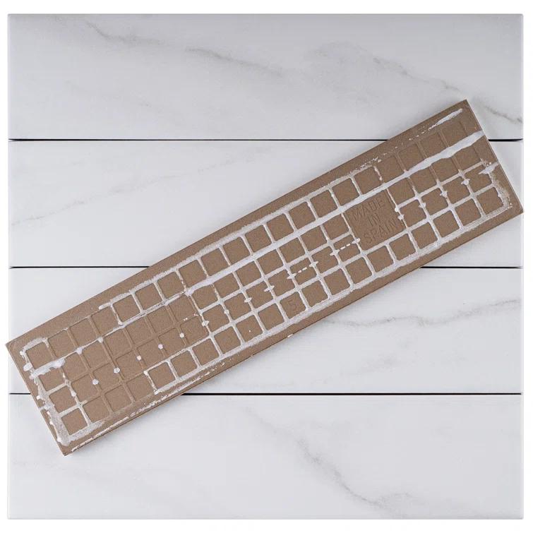 Pulpis 3" x 13" Beveled Porcelain Marble Look Subway Wall & Floor Tile