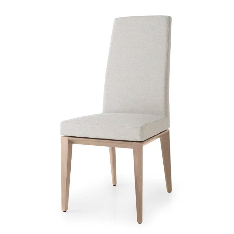 Bess Upholstered Dining Chair with Wooden Frame