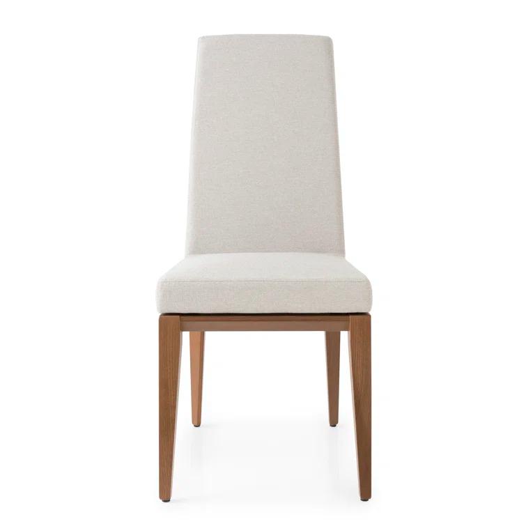 Bess Upholstered Dining Chair with Wooden Frame