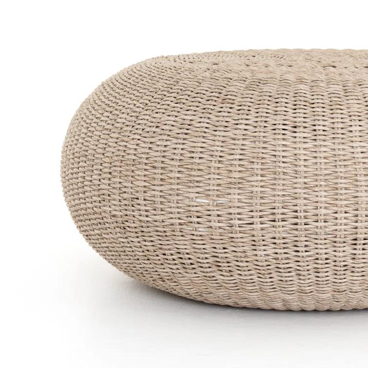 Round Rattan Round Coffee Table (36")