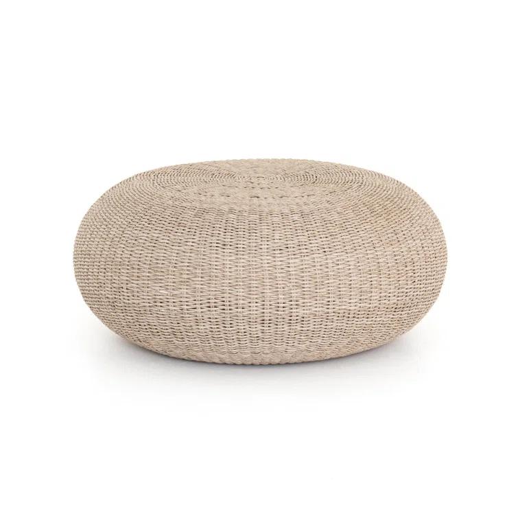 Round Rattan Round Coffee Table (36")