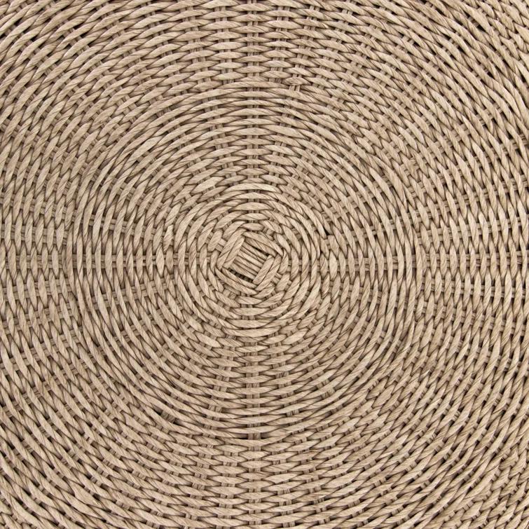Round Rattan Round Coffee Table (36")