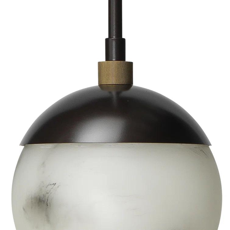 Metro 1 - Light Oil Rubbed Bronze Globe Pendant