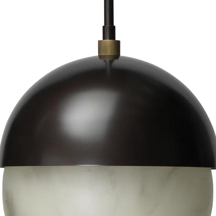 Metro 1 - Light Oil Rubbed Bronze Globe Pendant