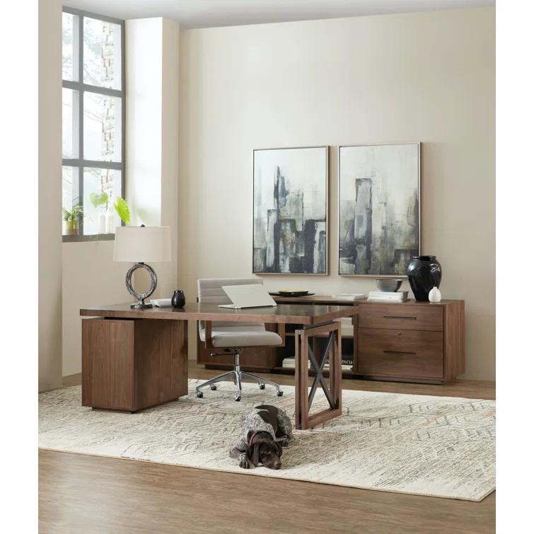 Elon 32'' Wide 2 - Shelf Storage Cabinet
