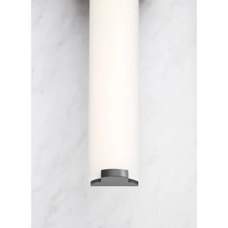 Antique Bronze Dimmable LED Bath Light with Acrylic Shade