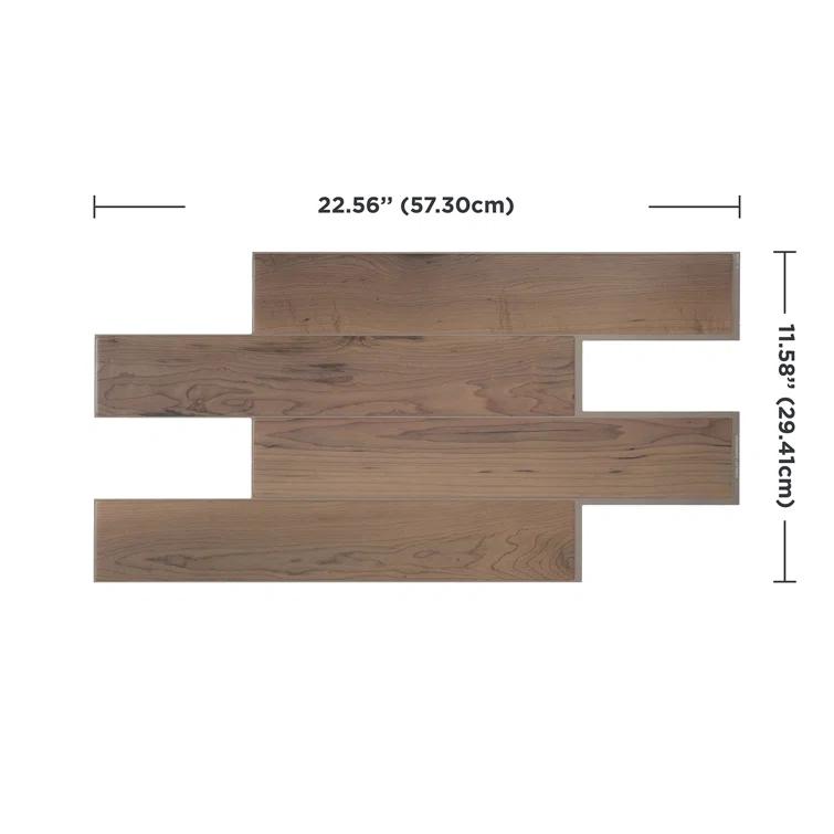 Peel and Stick Gel Backsplash Tile Norway 22'' x 12'' (set of 2)
