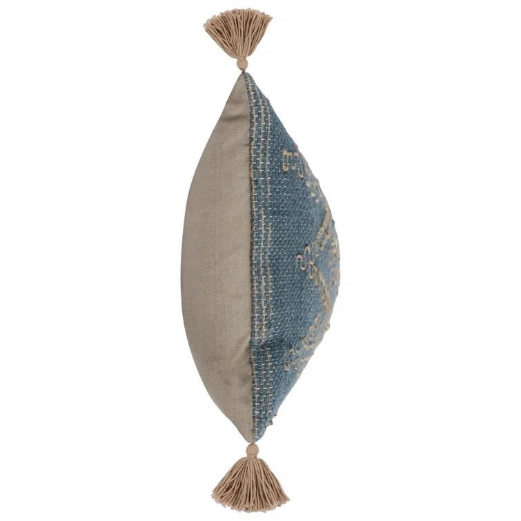 Izan Pillow - Blue / 16" x 36"