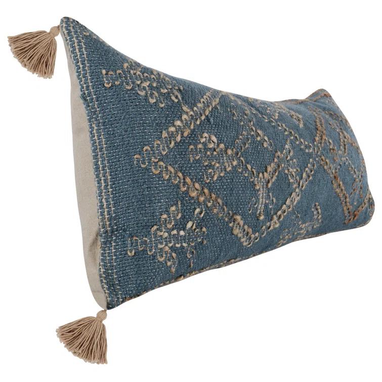 Izan Pillow - Blue / 16" x 36"