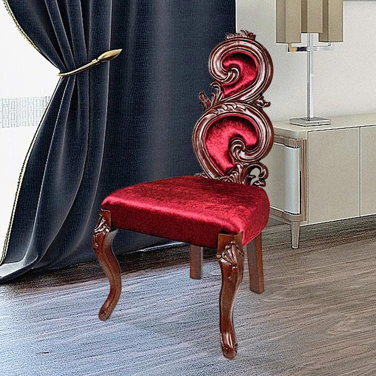 Design Toscano Graceful Curve Renaissance Side Chair