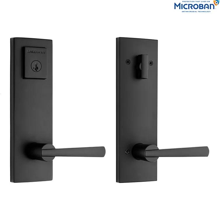 Prestige Complete Entry Lever Set with Single Cylinder Deadbolt and Door Lever