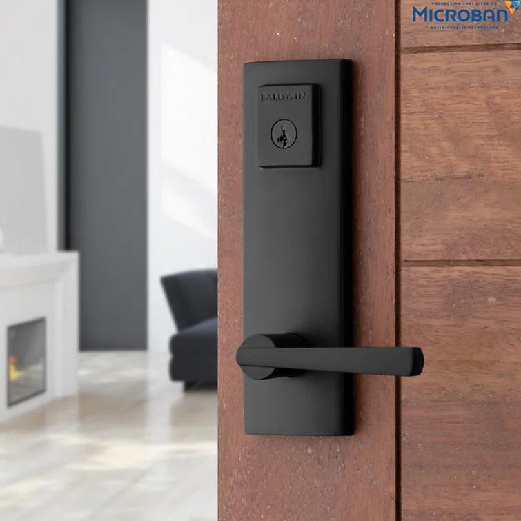 Prestige Complete Entry Lever Set with Single Cylinder Deadbolt and Door Lever