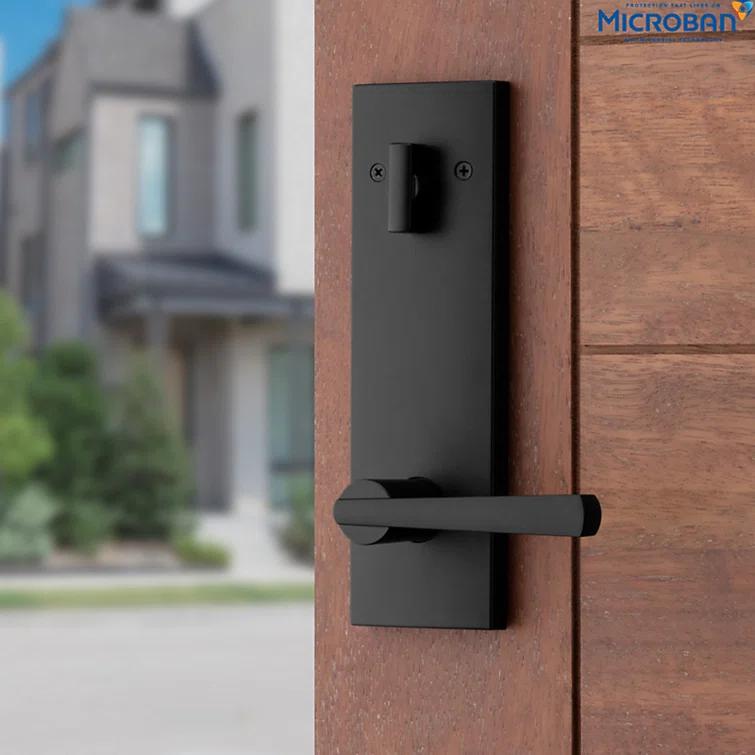 Prestige Complete Entry Lever Set with Single Cylinder Deadbolt and Door Lever