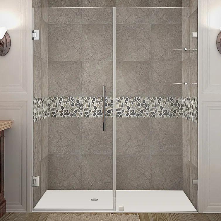 Nautis GS Hinged Frameless Shower Door