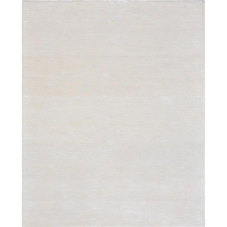 Edgy Hand Tufted Viscose Striped Rug