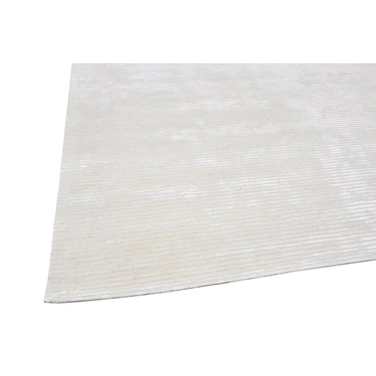 Edgy Hand Tufted Viscose Striped Rug